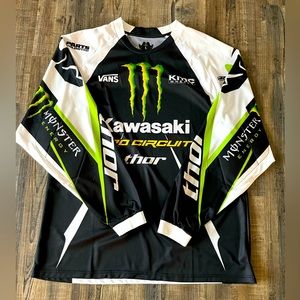 Mens Kawasaki Thor Monster Jersey NWOT